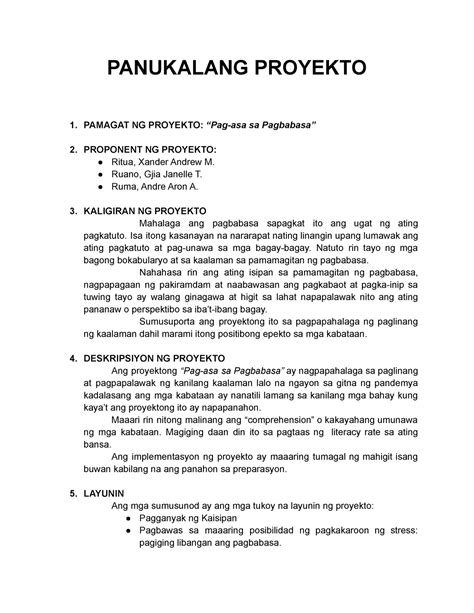 Halimbawang Salamat Mga Sulat para sa Tulong Sa Isang Proyekto.